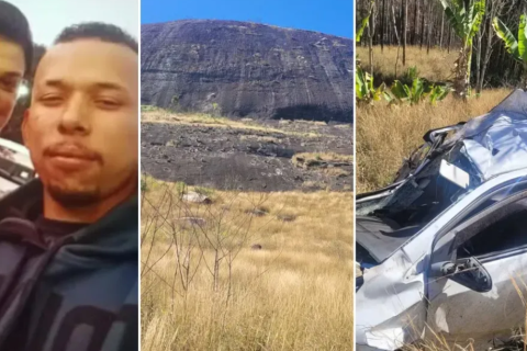 Casal achado morto e sem roupas foi namorar em carro e caiu de penhasco